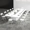 Costway 4/8/12/16/20 Pack Metal Folding Chairs with Plastic Seat & Back Heavy-Duty Metal Frame